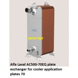 AC500-70EQ Alfa Laval gesoldeerde platenwisselaar koeler toepassing