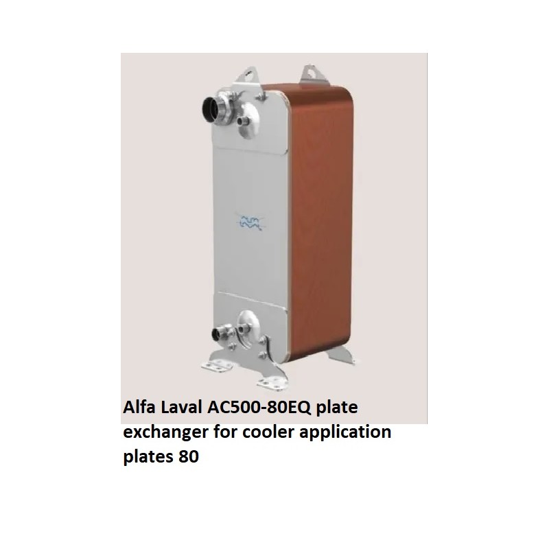AC500-80EQ Alfa Laval gesoldeerde platenwisselaar koeler toepassing