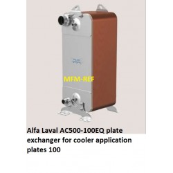 AC500-100EQ Alfa Laval gesoldeerde platenwisselaar koeler toepassing