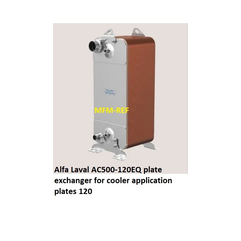 AC500-120EQ Alfa Laval gesoldeerde platenwisselaar koeler toepassing
