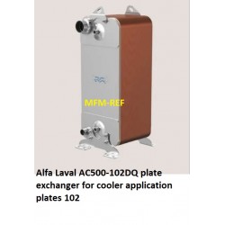 AC500-102DQ Alfa Laval gesoldeerde platenwisselaar koeler toepassing