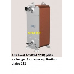 AC500-122DQ Alfa Laval gesoldeerde platenwisselaar koeler toepassing