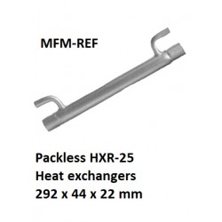 Packless HXR-25 trocador de calor 292 x 44 x 22 mm