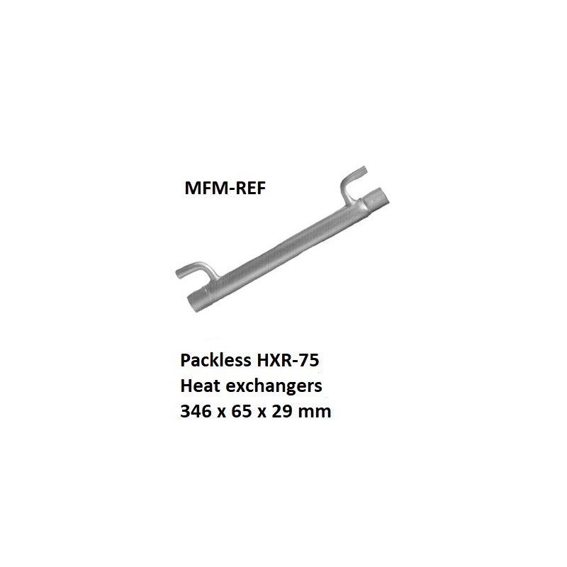 Packless HXR-75 Heat exchangers 346 x 65 x 29