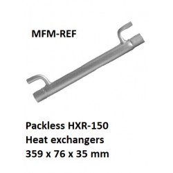 Packless HXR-150 trocador de calor 359 x 76 x 35 mm