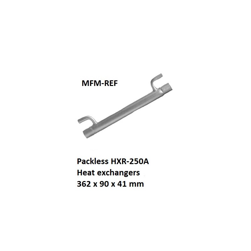 Packless HXR-250A échangeurs de chaleur 362 x 90 x 41