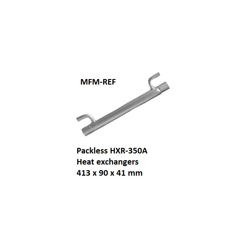Packless HXR-350A trocador de calor 413 x 90 x 41