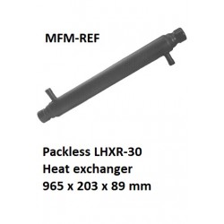 Packless LHXR-30 scambiatori di calore 965 x 203 x 89