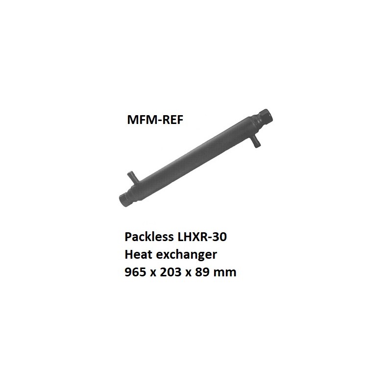 Packless LHXR-30 intercambiadore de calor 965 x 203 x 89