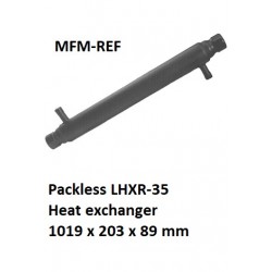 Packless LHXR-35 trocador de calor 1019 x 203 x 89 mm