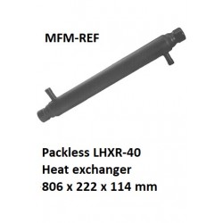 Packless LHXR-40 échangeur de chaleur 806 x 222 x 114 mm