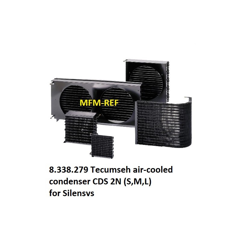 8338279 Tecumseh air-cooled condenser Silensys V2  ( small, medium, large)