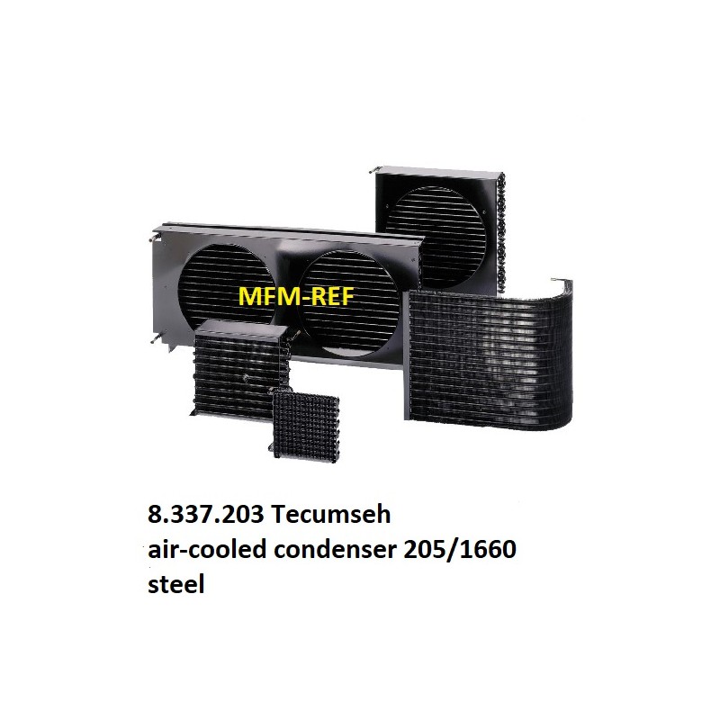 8337203 Tecumseh condenseur refroidi par air 205/1660 acciaio