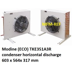 Modine (ECO) TKE351A3R condensador que sopla horizontalmente