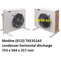 Modine (ECO) TKE351A3 condensador a soprar horizontalmente