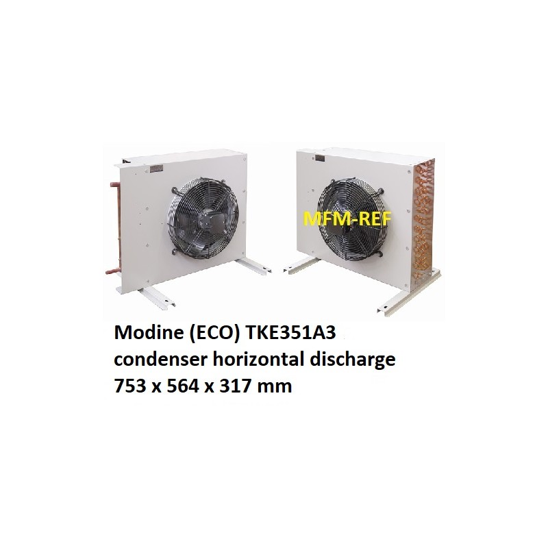 Modine (ECO) TKE351A3 condensador que sopla horizontalmente