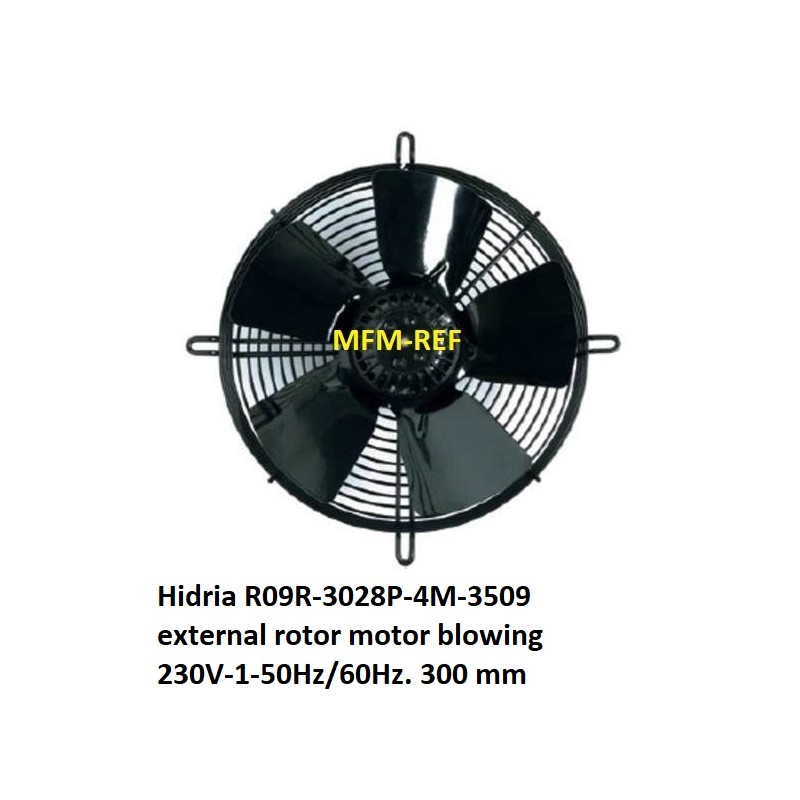 Hidria -3028P-4M-3509 ventilador com rotor externo motor soprando