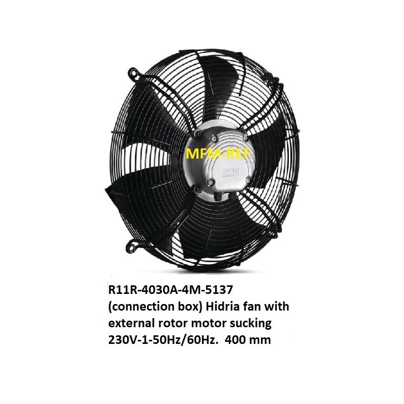 Hidria R11R-4030A-4M-5137 com ventilador de rotor externo chupando