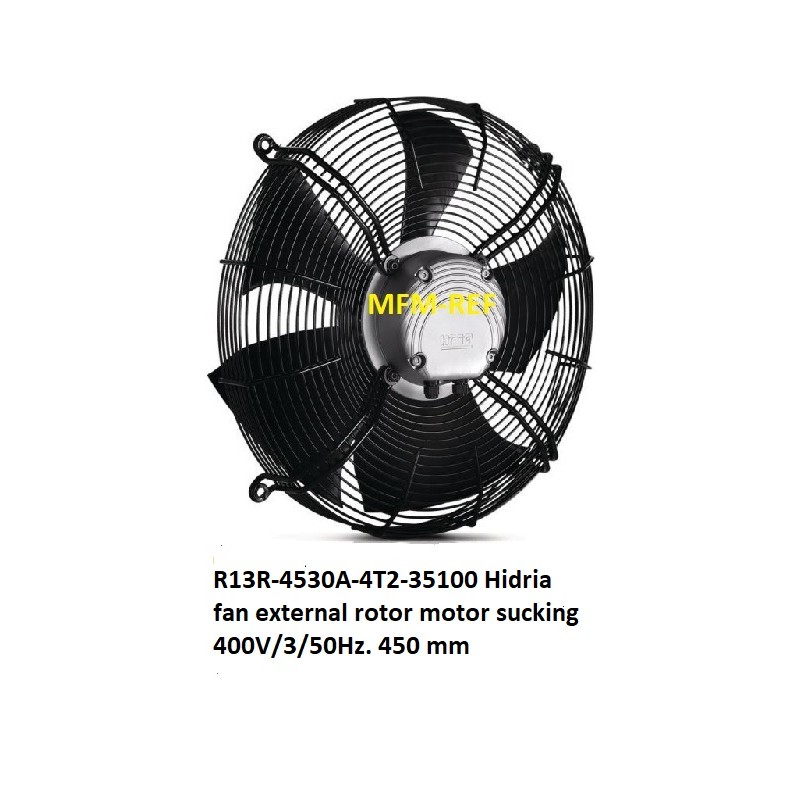 R13R-4530A-4T2-35100 Hidria ventilador  rotor externo motor chupando