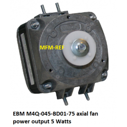 M4Q-045-BD01-75 EBM axial fan power output 5 Watts