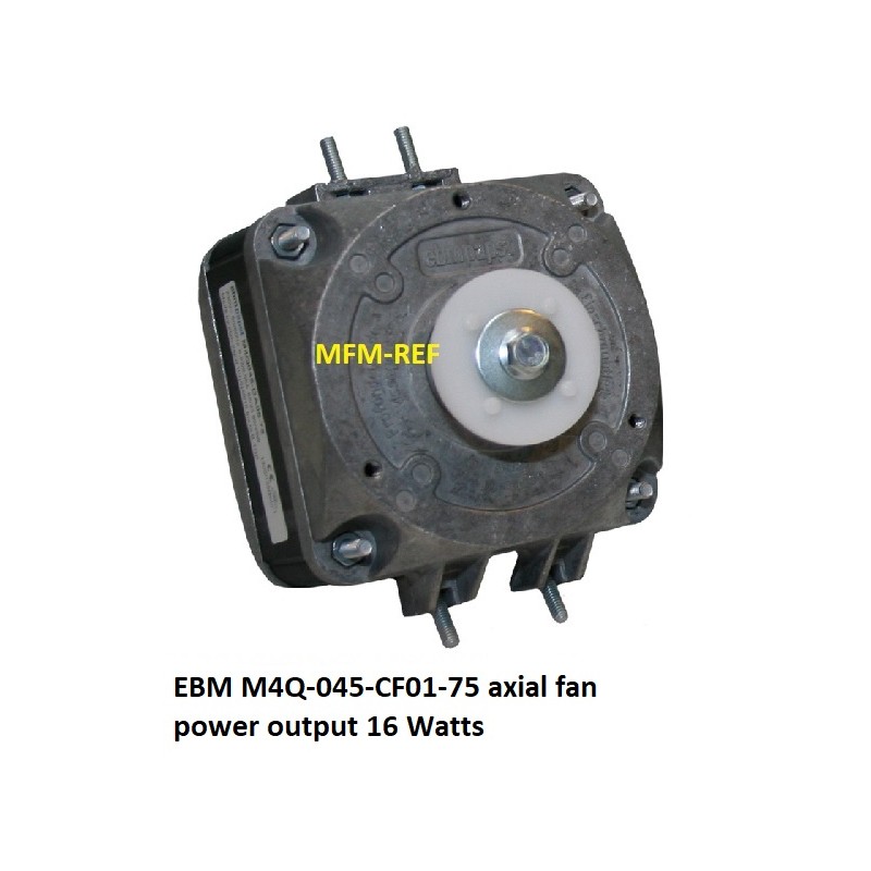 M4Q045-CF01-75 EBM fan motor 16Watts 230V-1-50 for refrigeration.