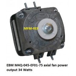 M4Q-045-EF01-75 EBM axial fan power output 34 Watts  230-1-50