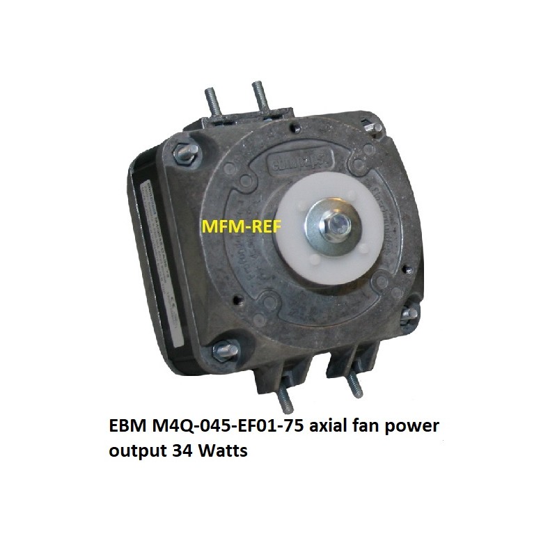 M4Q-045-EF01-75 EBM axial ventilador potencia 34 vatios   230-1-50