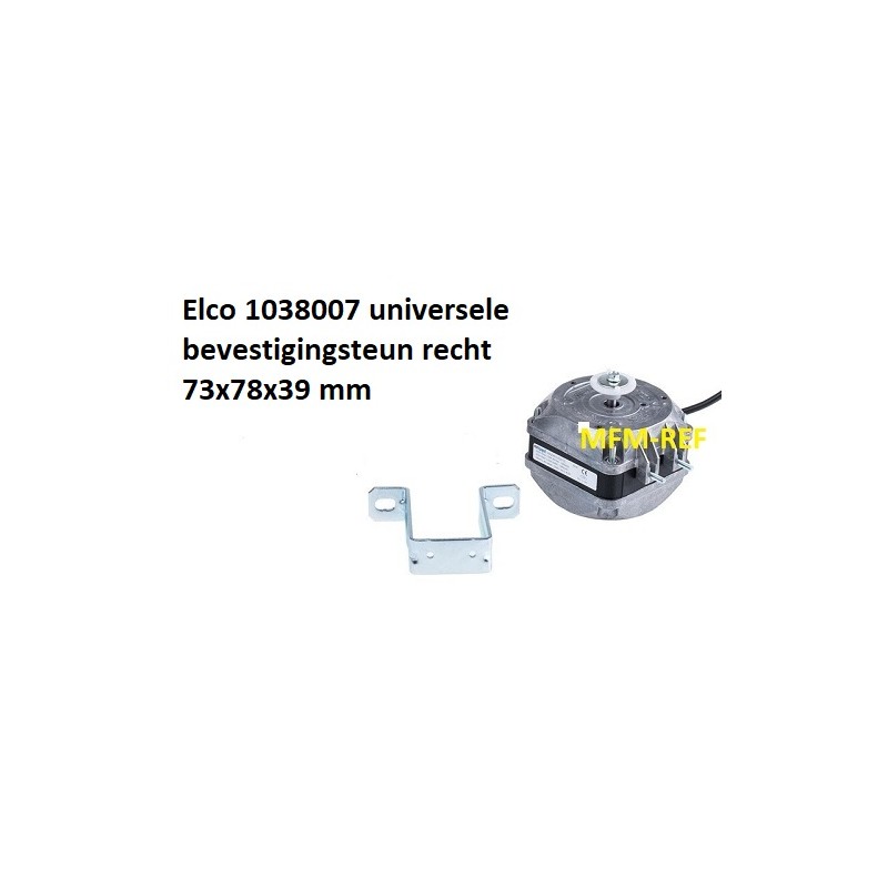 Elco 73x78x39 universel support de montage : support droit 1.038-1007-A