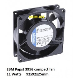 3956 EBM Papst compact fan 11 Watts 92x92x25mm