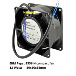 8556 N EBM Papst Kompakt Lüfter 12 Watt 80 x 80 x 38 mm