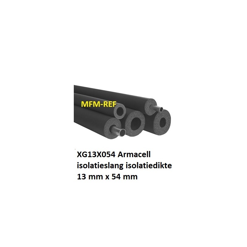 XG-13X054 Armaflex tuyau isolant, épaisseur d'isolation 13mm x 54mm