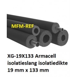 XG-19X133 Armaflex tuyau isolant, épaisseur d'isolation 19mm x 133mm
