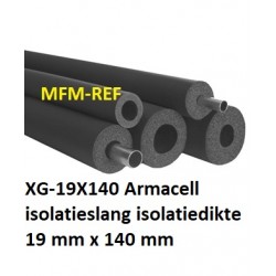 ACE/P-19X140 Armaflex tuyau isolant, épaisseur d'isolation 19mm x140mm