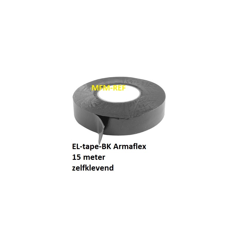 Armaflex EL-TAPE-BK, 15  metros, de cinta eléctrica neutro-adhesivo