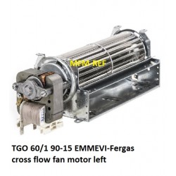 TGO 60/1 90-15 EMMEVI-Fergas Motor de ventilador de fluxo cruzado à esquerda