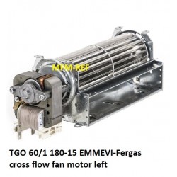 TGO 60/1 180-15 EMMEVI construcción del motor enlaces motor ventilador de corriente transversal