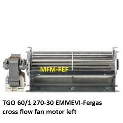 TGO 60/1 270-30 EMMEVI-Fergas motoraanbouw links dwarsstroom ventilatormotor