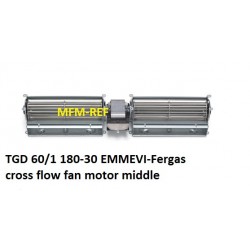 EMMEVI-Fergas TGD 60/1 180-30 Medio croce ventola di flusso