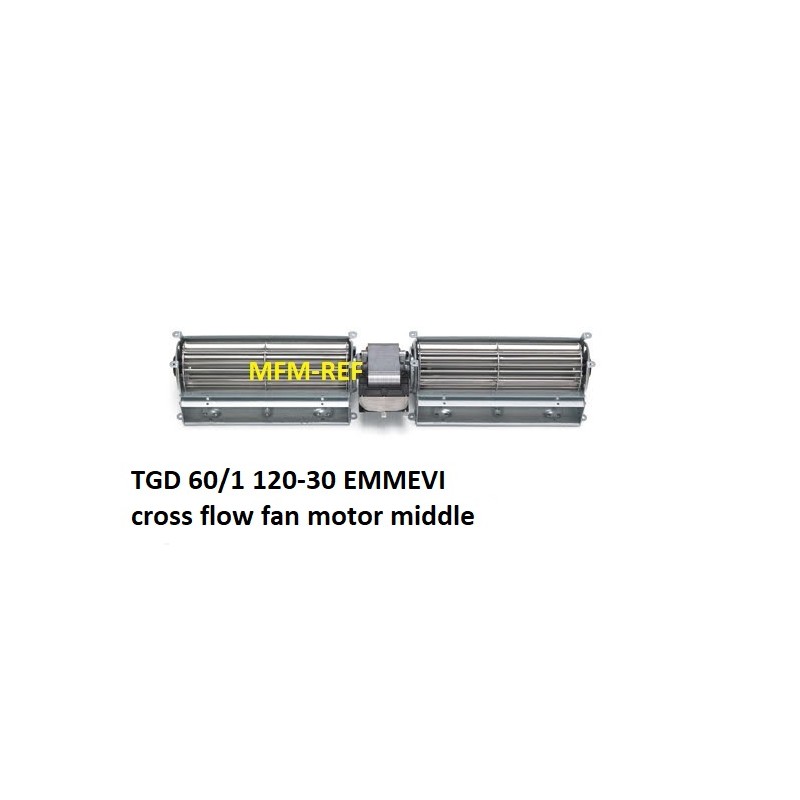 TGD 60/1 120-30 EMMEVI  Cross-flow fan motor double motor middle