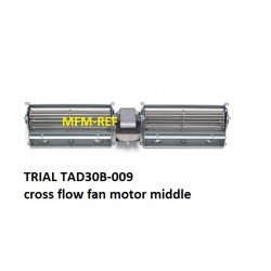 TRIAL TAD30B-009 dwarsstroom 2x300mm ventilator 55 watt motor in midden