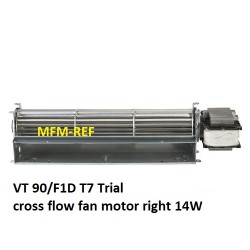 VT 90/F1D T7 Trial  Ventilador de corriente transversal derecho 14 Watts