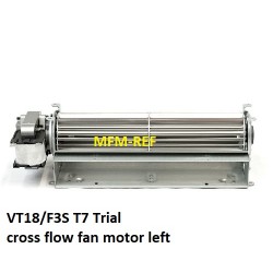 VT 18/F3S T7 Trial Cross flow fan left motor construction