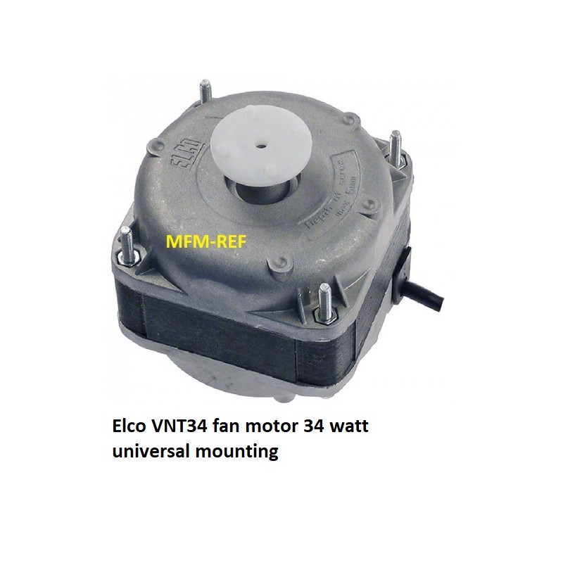 VNT34 Elco fan motor for evaporators and condensers in refrigeration.