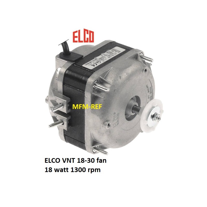VNT18-30  Elco ventilateur moteur 1300 rpm 18 Watt