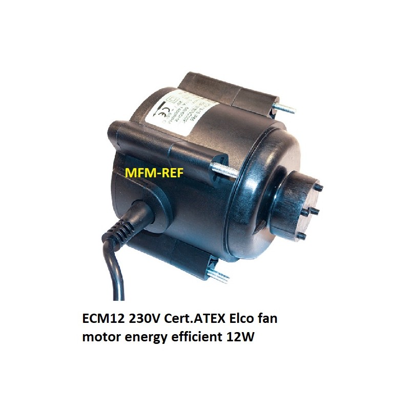 Elco ECM12 230V EX Capacitor ventilador motor eficiente da energia