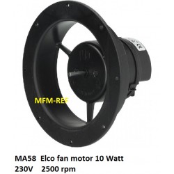 MA58 Elco motor de ventilador 10 Watt 230V 2500rpm
