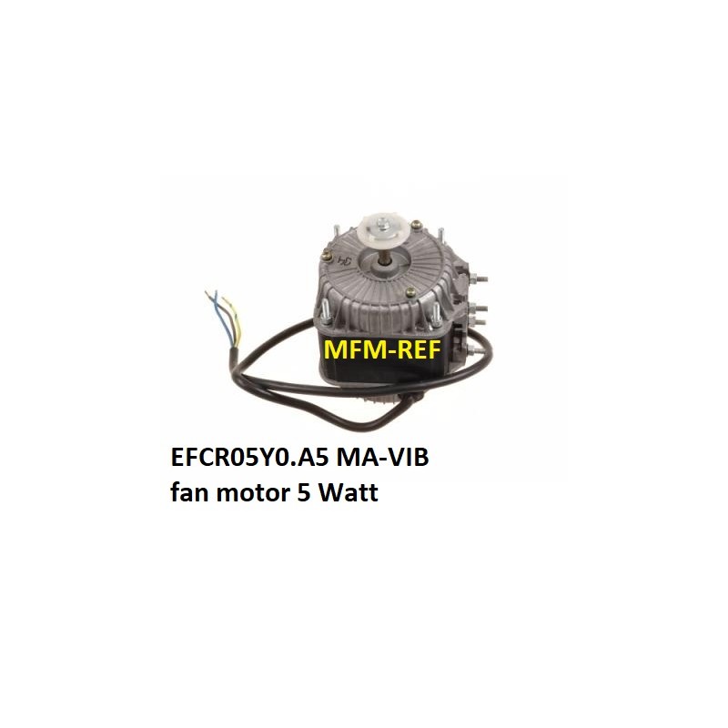 EFCR05Y0.A5 MA-VIB motores de ventilador para refrigeradores 5Watt 0,9Amp.