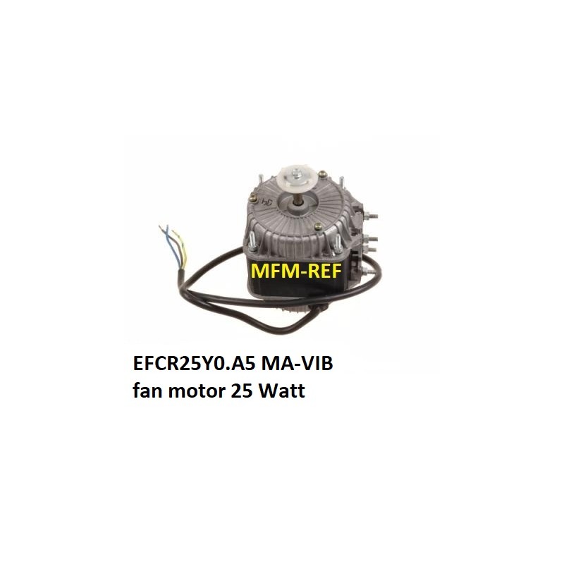 25Watt motor EFCR025Y0.A5 MA-VIB fan 25 Watts Made in Italy. PCN 30022406