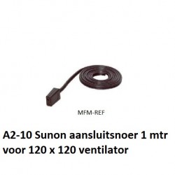 A2-10 Sunon aansluitsnoer 1mtr voor 120 x 120 ventilator