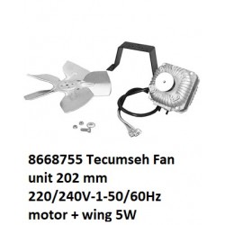 8668755 Tecumseh  Fan unit 202 mm 220/240V-1-50/60Hz 5W